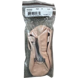 Bloch Dansoft Ballet Slippers Girls Size 8.5 A Pink New Leather S0205G Shoes